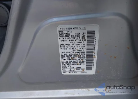 2013 Nissan Rogue S from USA, damaged, VIN JN8AS5MV8DW616232